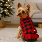 Dog Christmas Sweater - Warm Small Dog Winter Dress