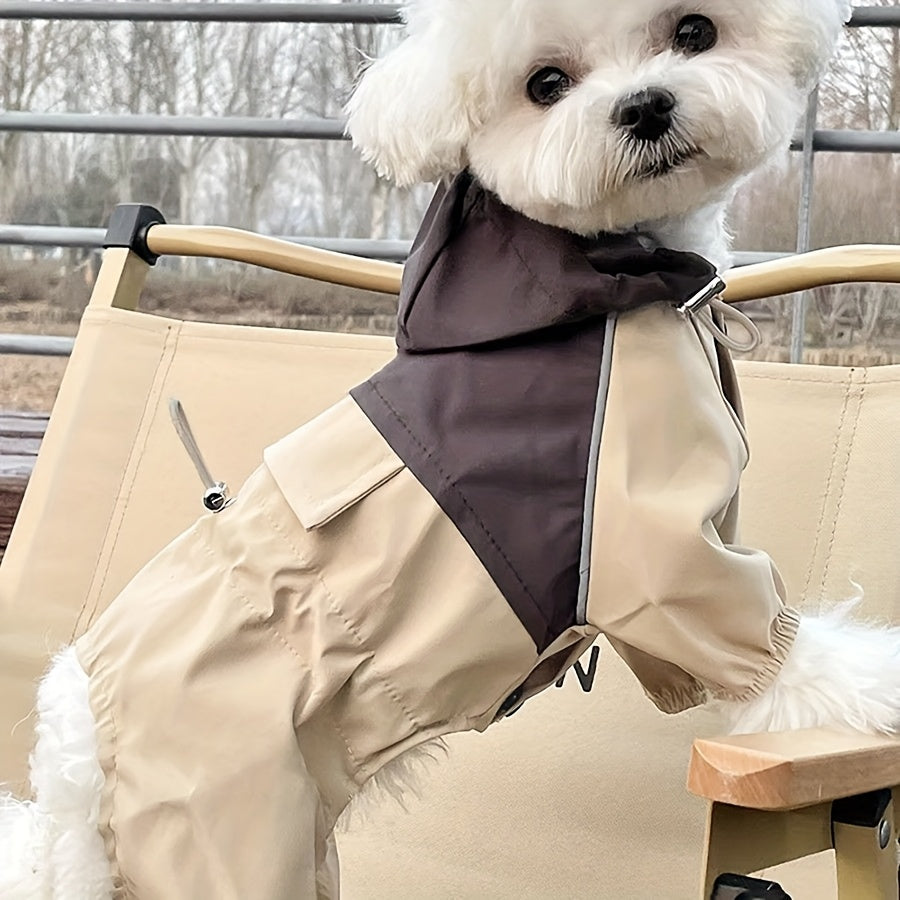 Dog Raincoat - Waterproof Dog Jacket with Hood