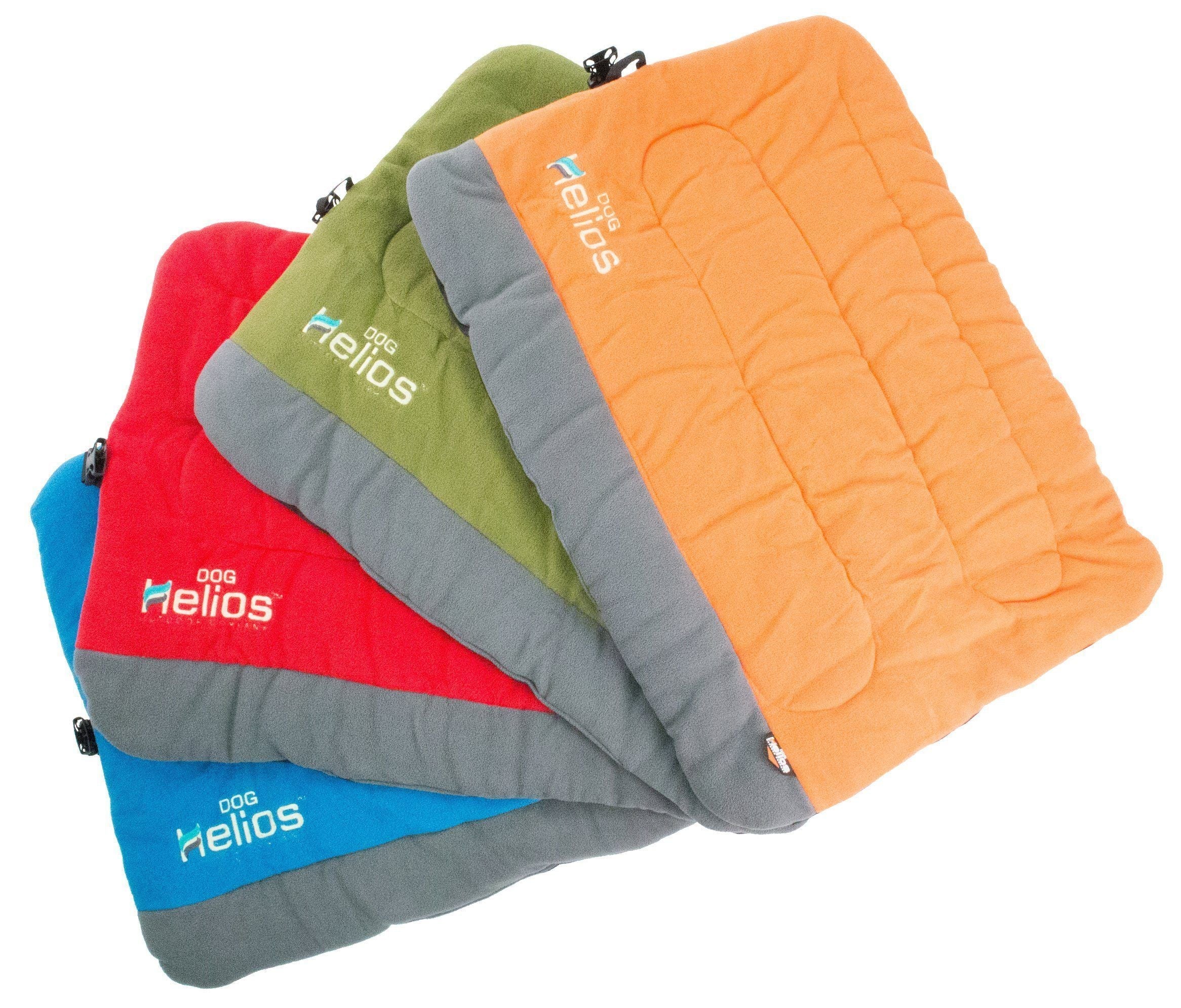 Dog Helios ®  Cordura-Nyco Reversible Nylon and Fleece Travel Camping Dog Bed