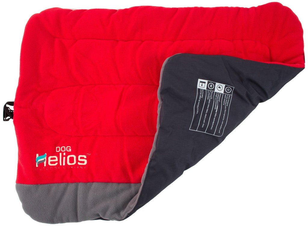 Dog Helios ®  Cordura-Nyco Reversible Nylon and Fleece Travel Camping Dog Bed