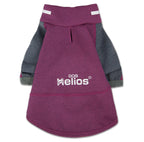 Dog Helios ® 'Eboneflow' Mediumweight 4-Way-Stretch Flexible And Breathable Performance Dog Yoga T-Shirt