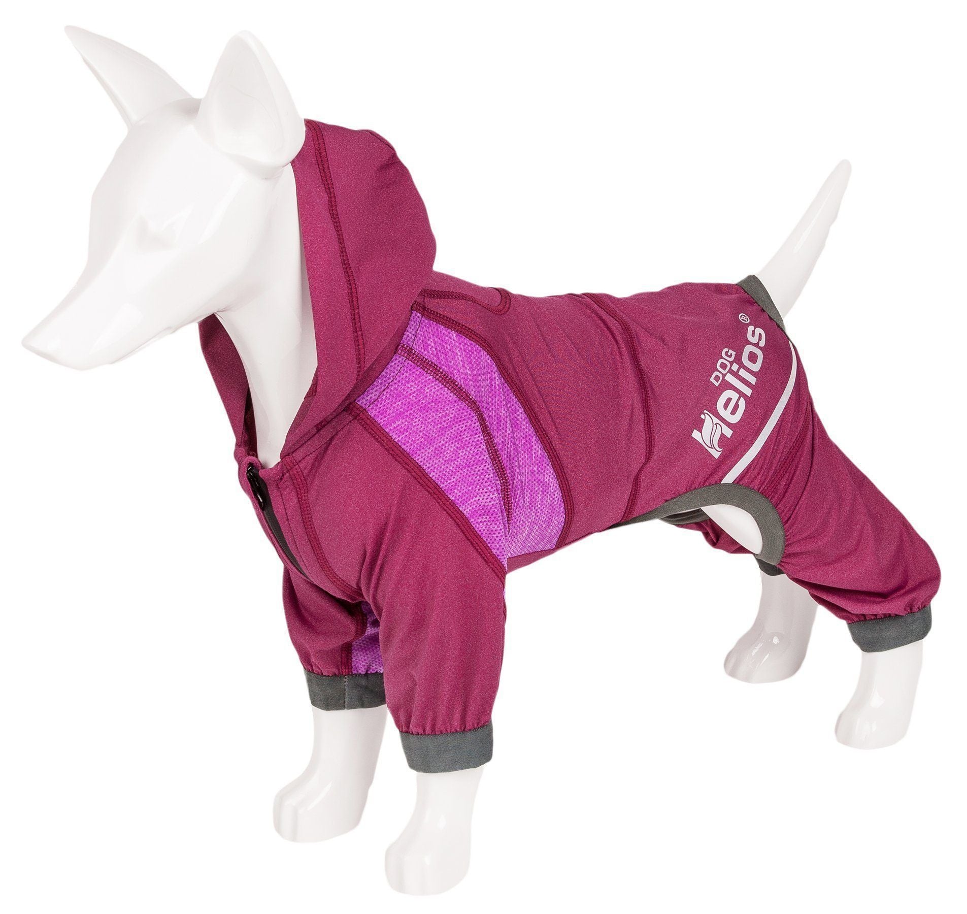 Dog Helios ® 'Namastail' Lightweight 4-Way-Stretch Yoga Performance Dog Tracksuit Hoodie
