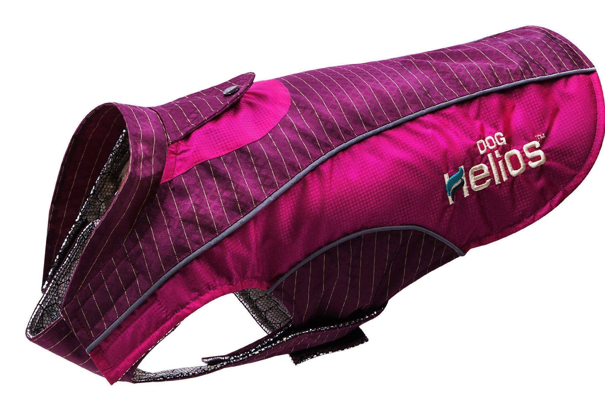 Dog Helios ® 'Reflecta-Bolt' Tri-Hook-and-Loop Waterproof Performance Dog Coat