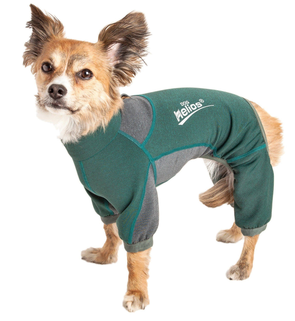 Dog Helios ® 'Rufflex' Mediumweight 4-Way-Stretch Fitness Yoga Dog Tracksuit Jacket