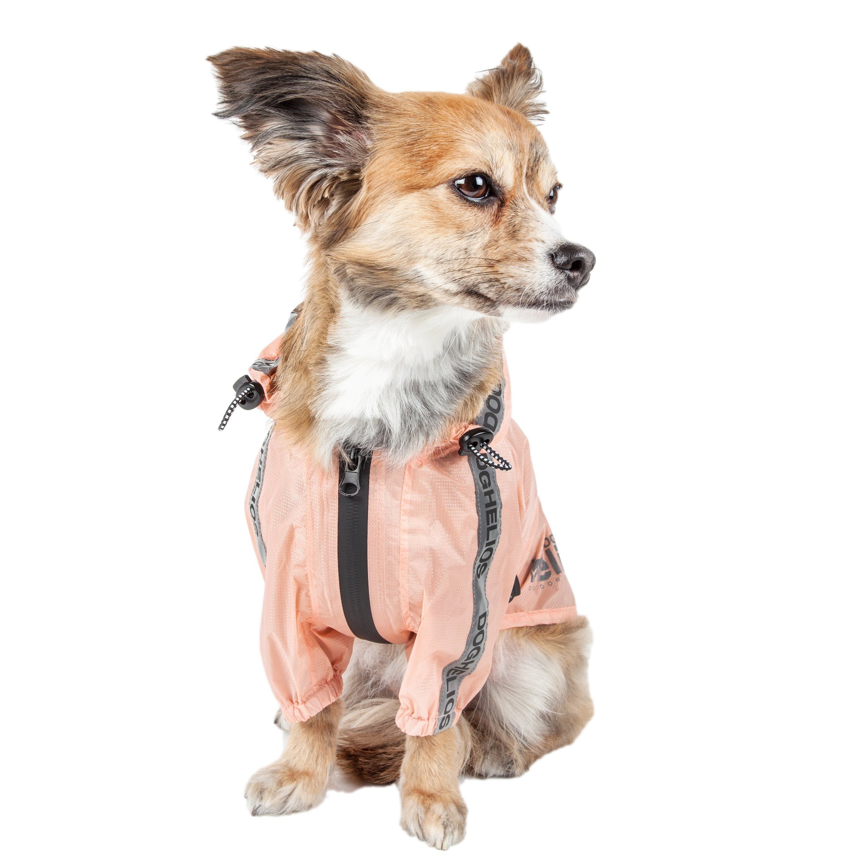Dog Helios ® 'Torrential Shield' Adjustable and Waterproof Dog Raincoat Poncho