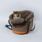 Pet Car Seat Carrier - Dog Cat Travel Crate