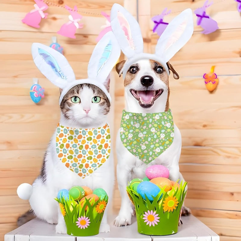 Easter Dog Bandana - Adjustable Holiday Pet Accessory