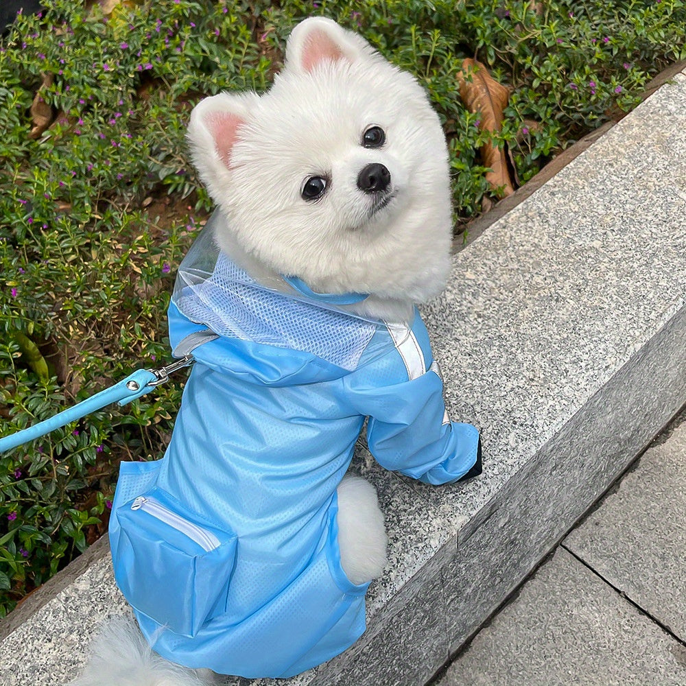 Dog Raincoat with Boots - Waterproof Puppy Rainwear