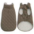 Dog Winter Jacket - Cold Weather Dog Coat with Dark Snap Buttons