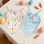 Easter Dog Bandanas - Easter Bunny Print - Spring Celebration