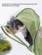 Dog Raincoat - Dog Rain Jacket Waterproof Dog Coat