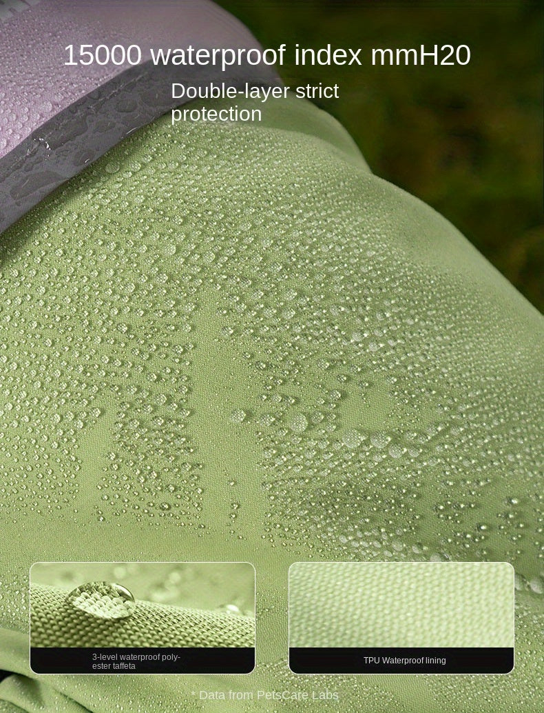 Dog Raincoat - Dog Rain Jacket Waterproof Dog Coat