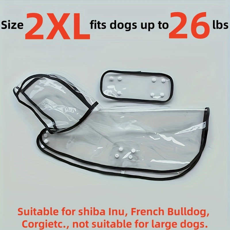 Pet Raincoat - Waterproof Dog & Cat Jacket Small
