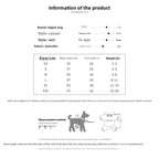 Dog Winter Jacket - Cozy Bear Small Dog Coat