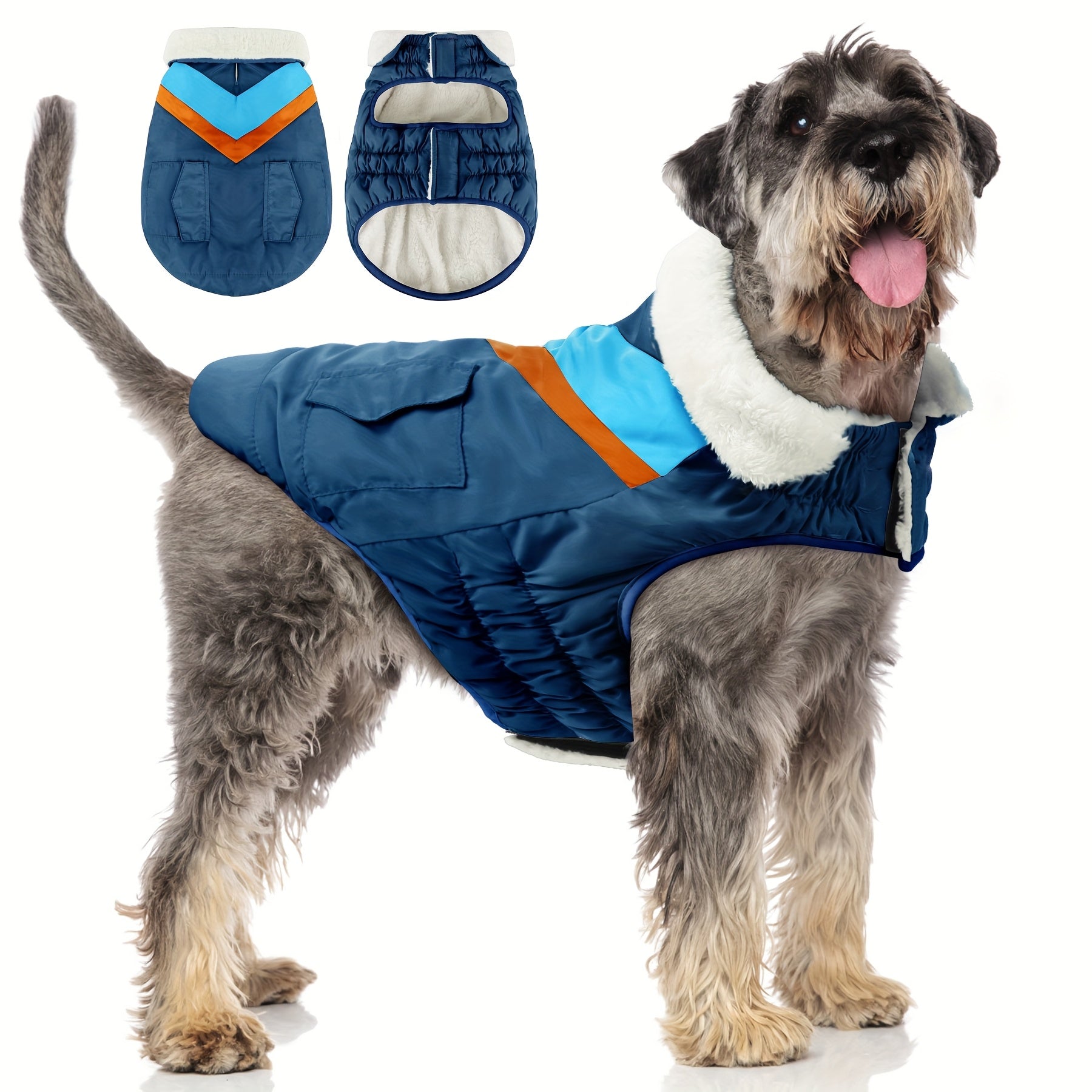Winter Dog Coat - Heavy-Duty Soft Shell Jacket