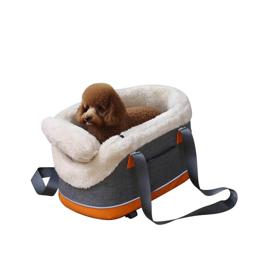 Pet Car Seat Carrier - Dog Cat Travel Crate