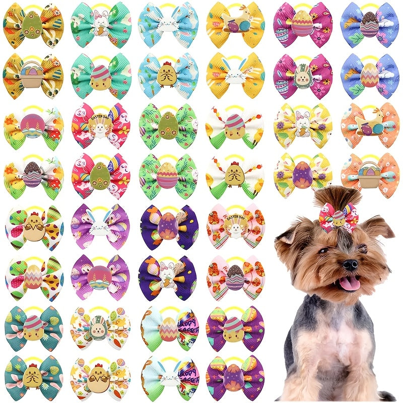 Easter Pet Accessories - Pet Bow Ties Easter Dog Clothes
