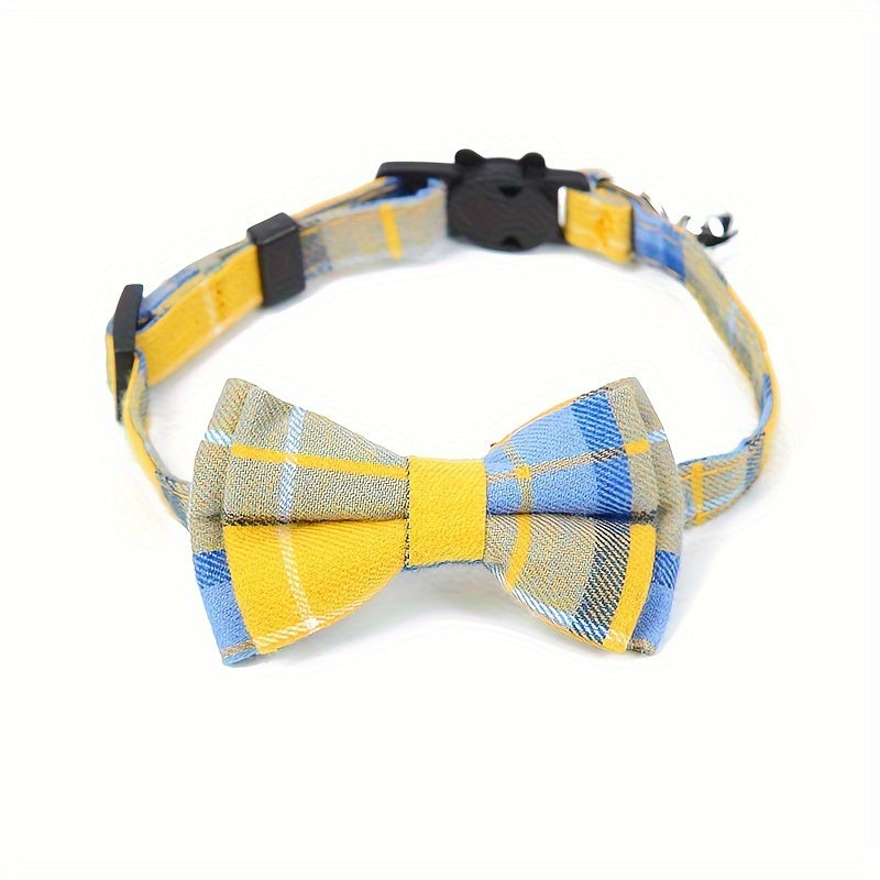 Adjustable Bow Tie Cat Collar – Stylish & Comfortable Breakaway Design