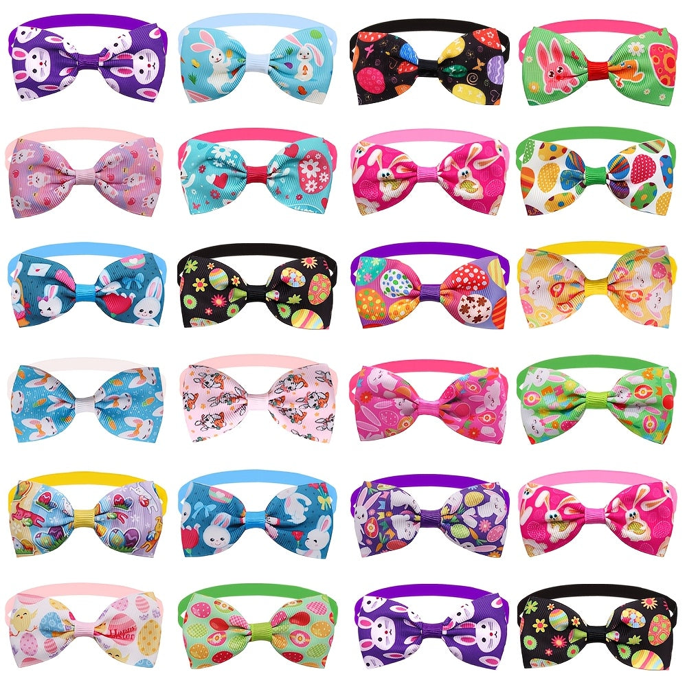 Easter Dog & Cat Bow Ties - 20-Pack Small