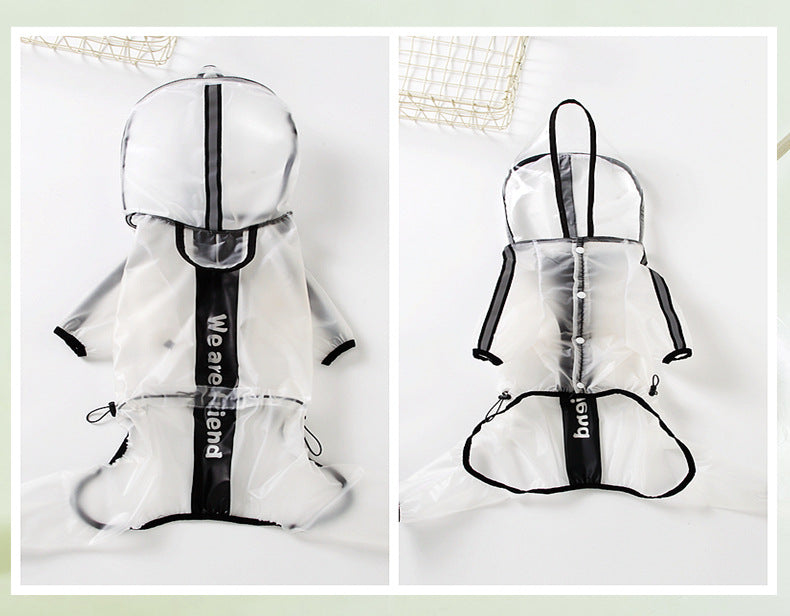 Dog Raincoat - Waterproof Dog Jacket Dog Rain Jacket