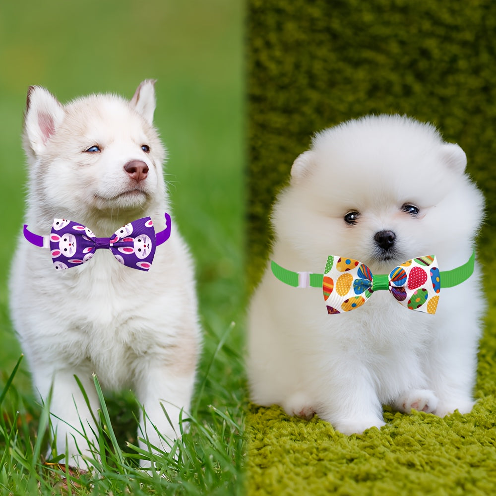 Easter Dog & Cat Bow Ties - 20-Pack Small