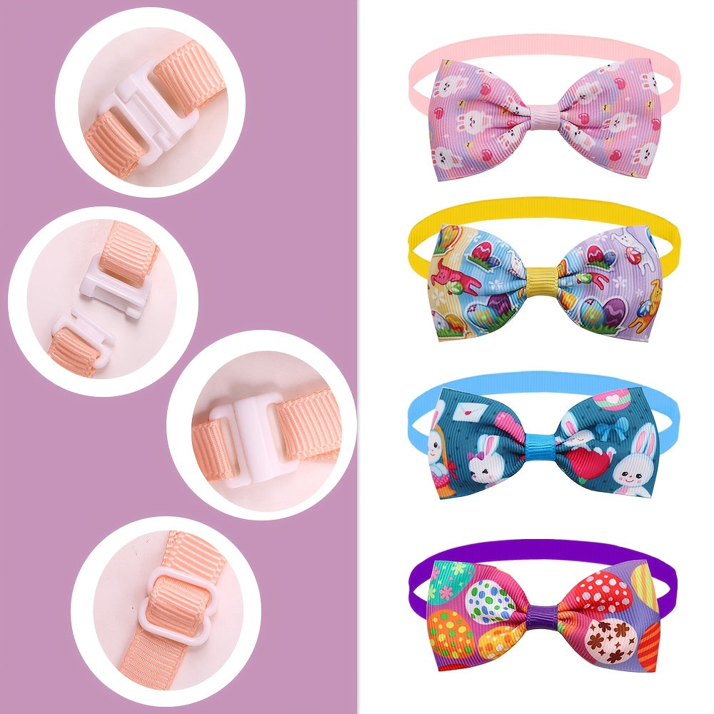Easter Dog & Cat Bow Ties - 20-Pack Small