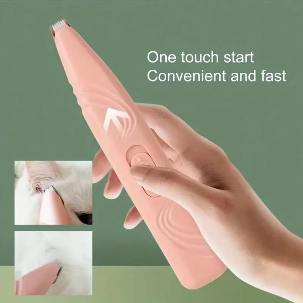 Portable LED Dog Paw Trimmer – Rechargeable Cordless Nail Grinder