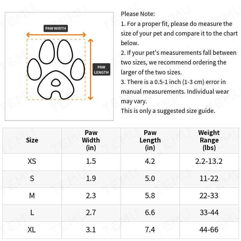 All-Weather Anti-Slip Plush Dog Boots for Medium & Large Breeds