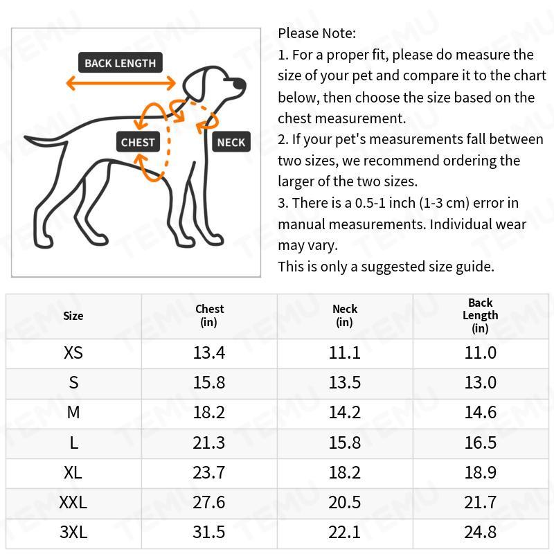 Dog Winter Jacket - Cold Weather Dog Coat with Dark Snap Buttons