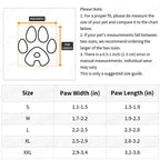 Waterproof Dog Boots Anti-Slip with Adjustable Straps