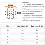 Waterproof Dog Boots - Adjustable Anti-Slip Shoes