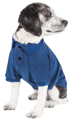 Pet Life ® Active 'Fur-Flex' Stretch and Quick-Dry Anti-Odor Fitness Yoga Dog Polo T-Shirt