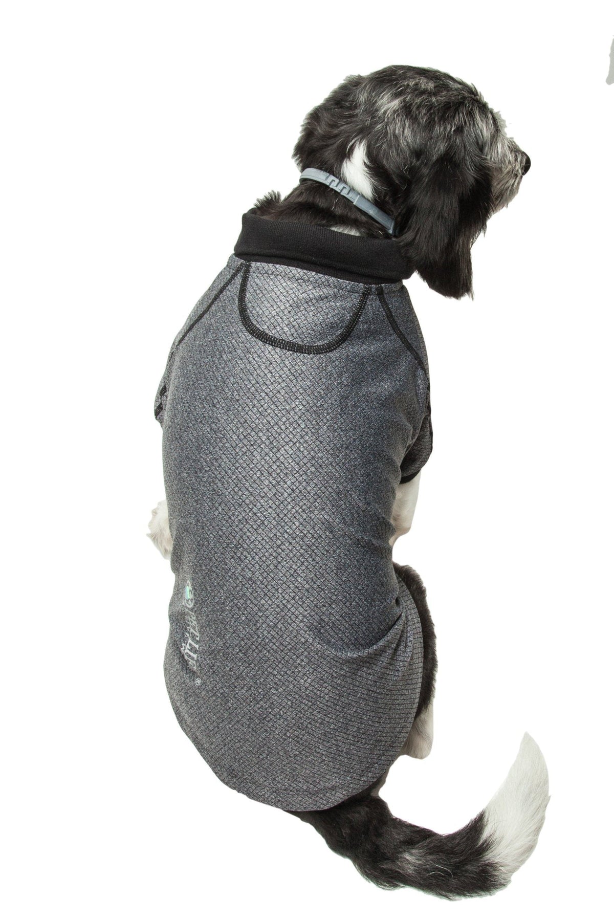 Pet Life ® Active 'Fur-Flex' Stretch and Quick-Dry Anti-Odor Fitness Yoga Dog Polo T-Shirt