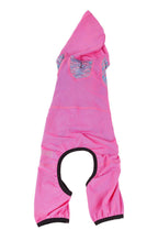 Pet Life ® Active 'Pawsterity' Mediumweight 4-Way-Stretch Yoga Fitness Dog Tracksuit Hoodie