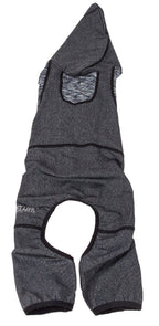 Pet Life ® Active 'Pawsterity' Mediumweight 4-Way-Stretch Yoga Fitness Dog Tracksuit Hoodie
