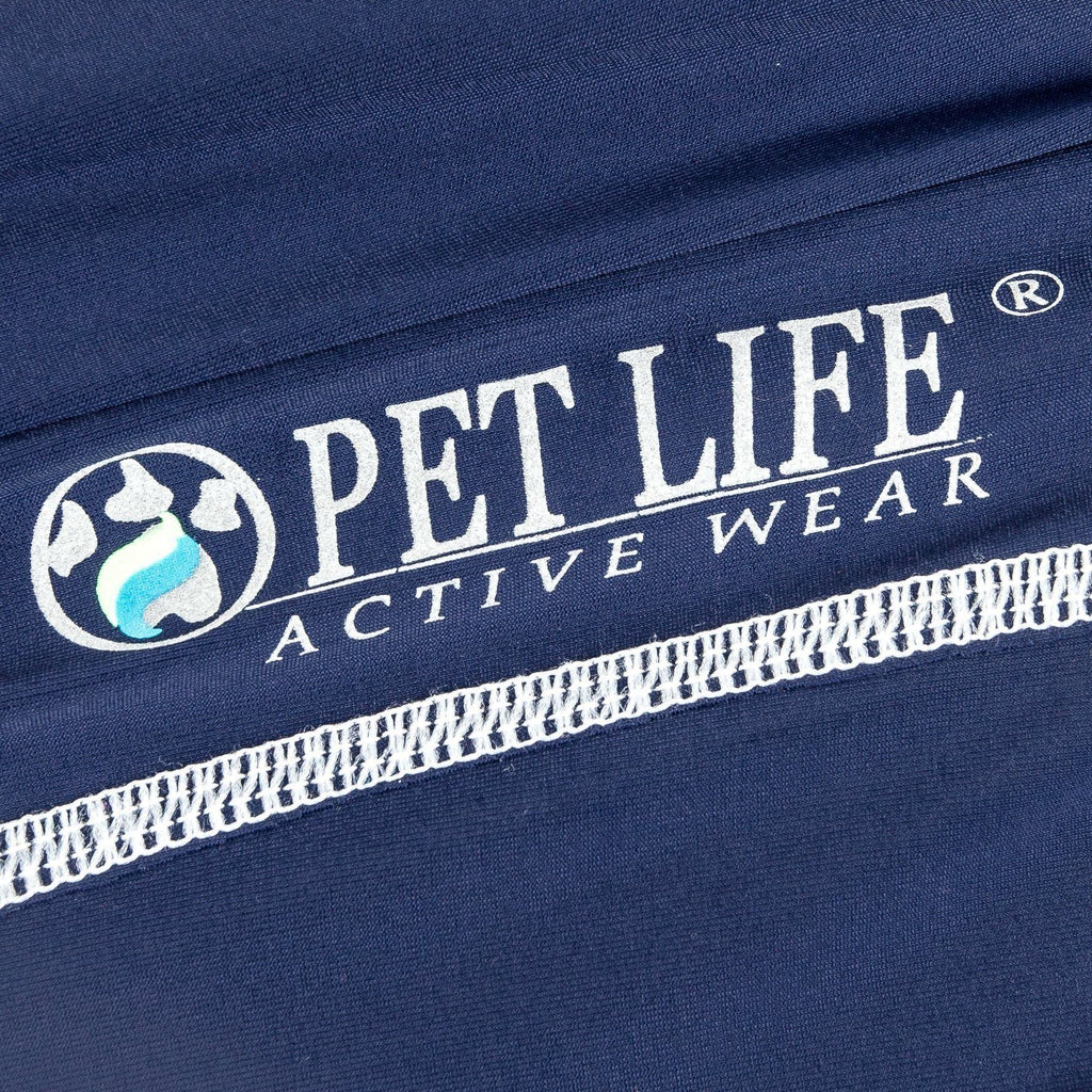 Pet Life ®  Active 'Racerbark' 4-Way-Stretch Yoga Fitness Dog T-Shirt Tank Top
