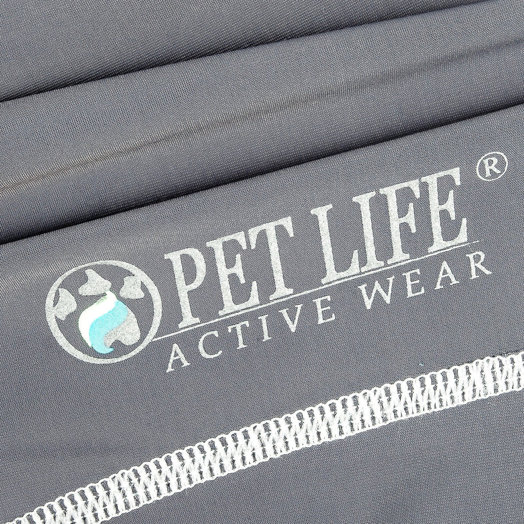 Pet Life ®  Active 'Racerbark' 4-Way-Stretch Yoga Fitness Dog T-Shirt Tank Top