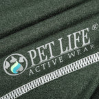 Pet Life ®  Active 'Racerbark' 4-Way-Stretch Yoga Fitness Dog T-Shirt Tank Top