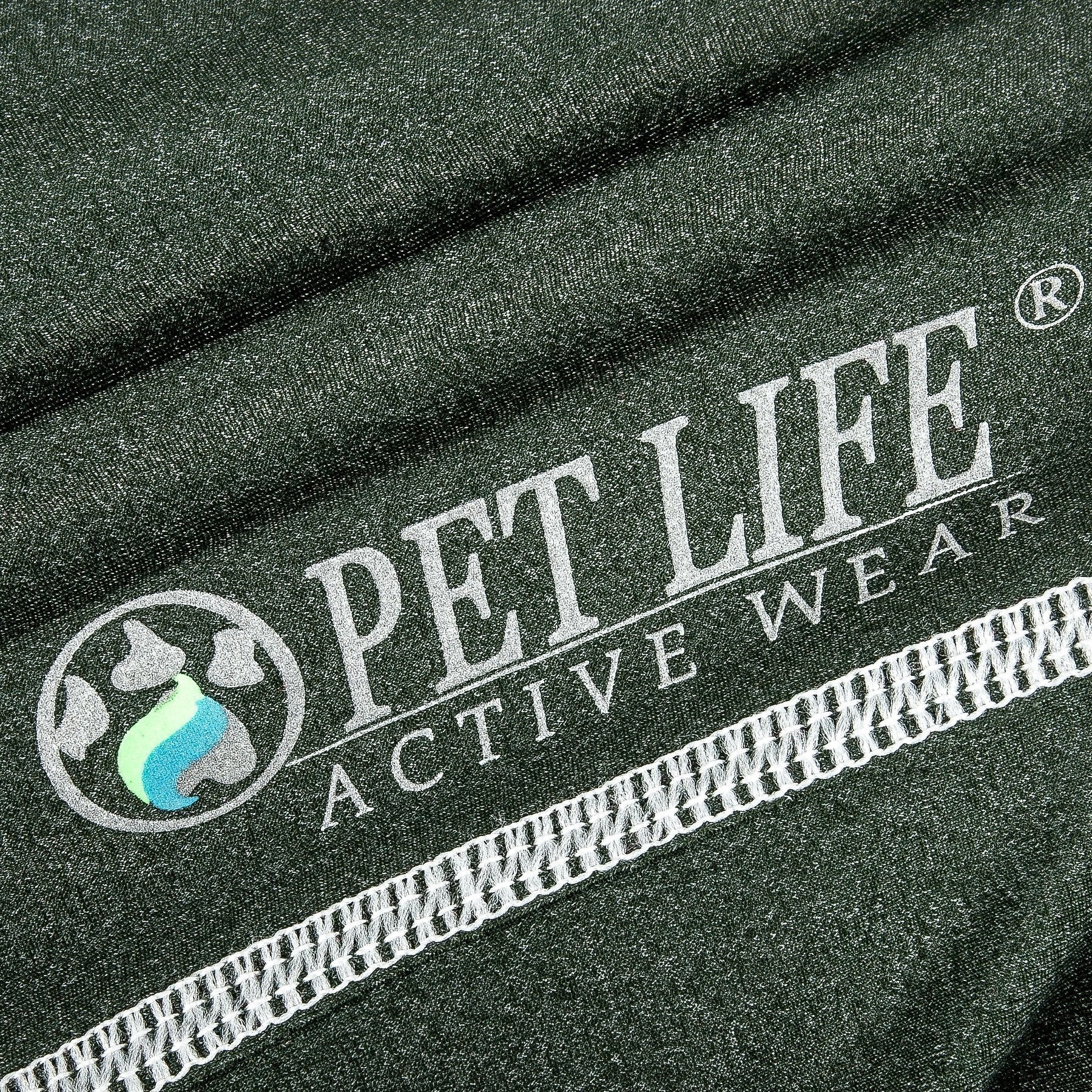 Pet Life ®  Active 'Racerbark' 4-Way-Stretch Yoga Fitness Dog T-Shirt Tank Top