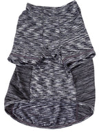 Pet Life ® Active 'Warf Speed' Heathered Ultra-Stretch Yoga Fitness Dog T-Shirt