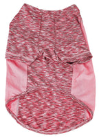 Pet Life ® Active 'Warf Speed' Heathered Ultra-Stretch Yoga Fitness Dog T-Shirt