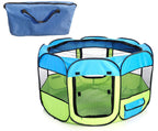 Pet Life ® 'All-Terrain' Lightweight Easy Folding Wire-Framed Collapsible Travel Pet Dog Playpen crate
