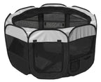 Pet Life ® 'All-Terrain' Lightweight Easy Folding Wire-Framed Collapsible Travel Pet Dog Playpen crate