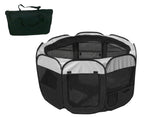 Pet Life ® 'All-Terrain' Lightweight Easy Folding Wire-Framed Collapsible Travel Pet Dog Playpen crate