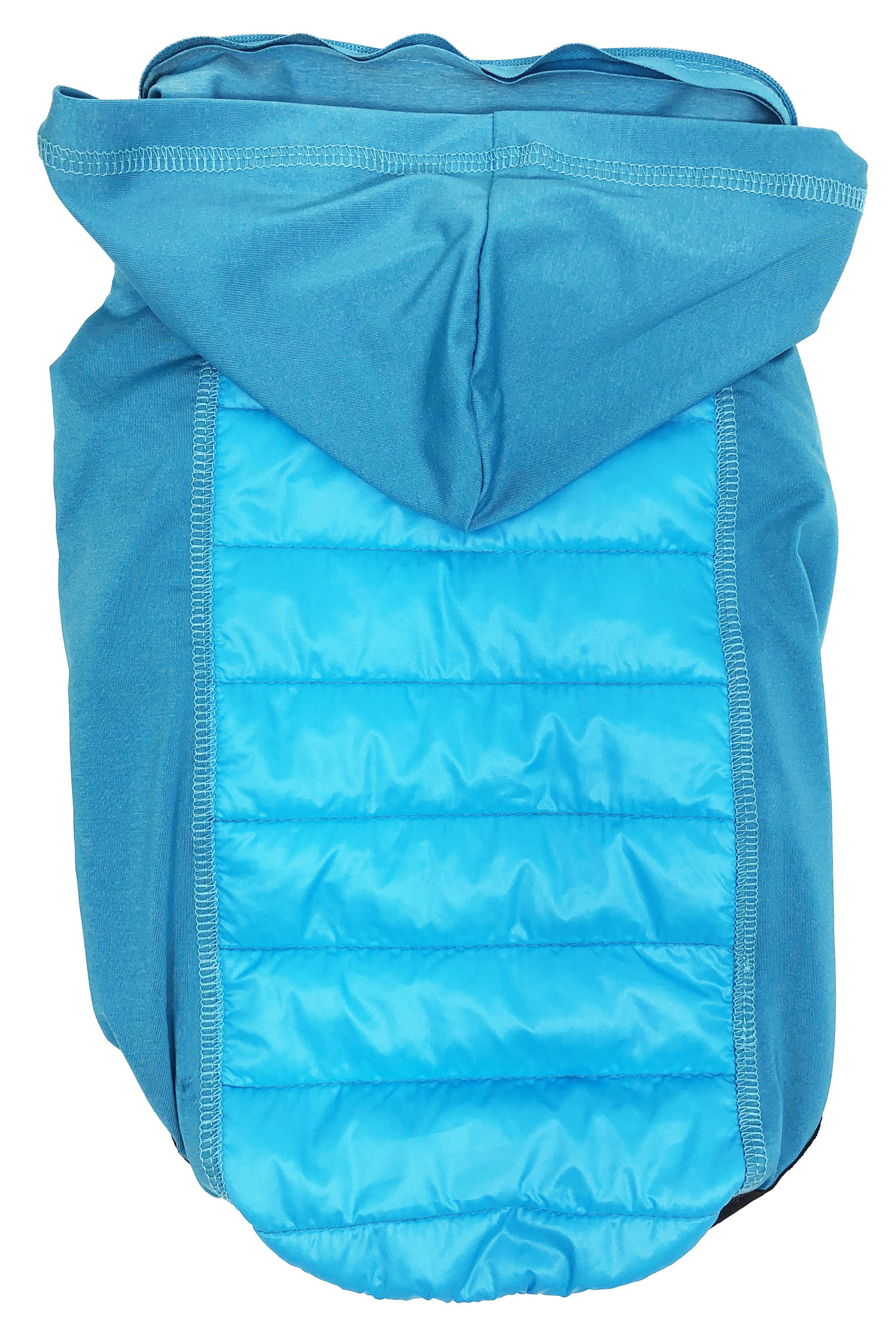 Pet Life ® 'Apex' Lightweight Hybrid 4-Season Stretch and Quick-Dry Dog Coat w/ Pop out Hood