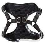 Pet Life ®  'Bonatied' Mesh Reversed Adjustable Fashion Dog Harness W/ Designer Neck Tie
