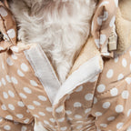Pet Life ® 'Bow-Couture' Polka-Dot Bowed Insulated Dog Sweater Jacket
