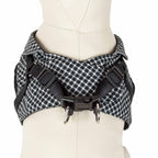 Pet Life ® 'Checkerwag' Checkered Mesh Reversed and Adjustable Fashion Dog Harness