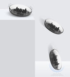 Pet Life ® 'Cirlicue' Shark Fin Shaped Modern Slow Feeding Pet Bowl