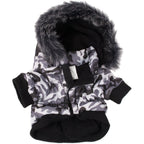 Pet Life ® Classic Metallic Fashion 3M Insulated Dog Coat Parka  w/ Removable Hood